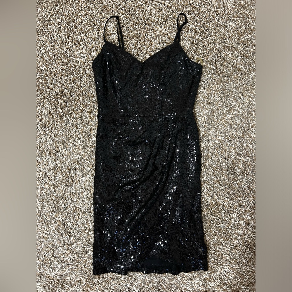 Black cocktail dress